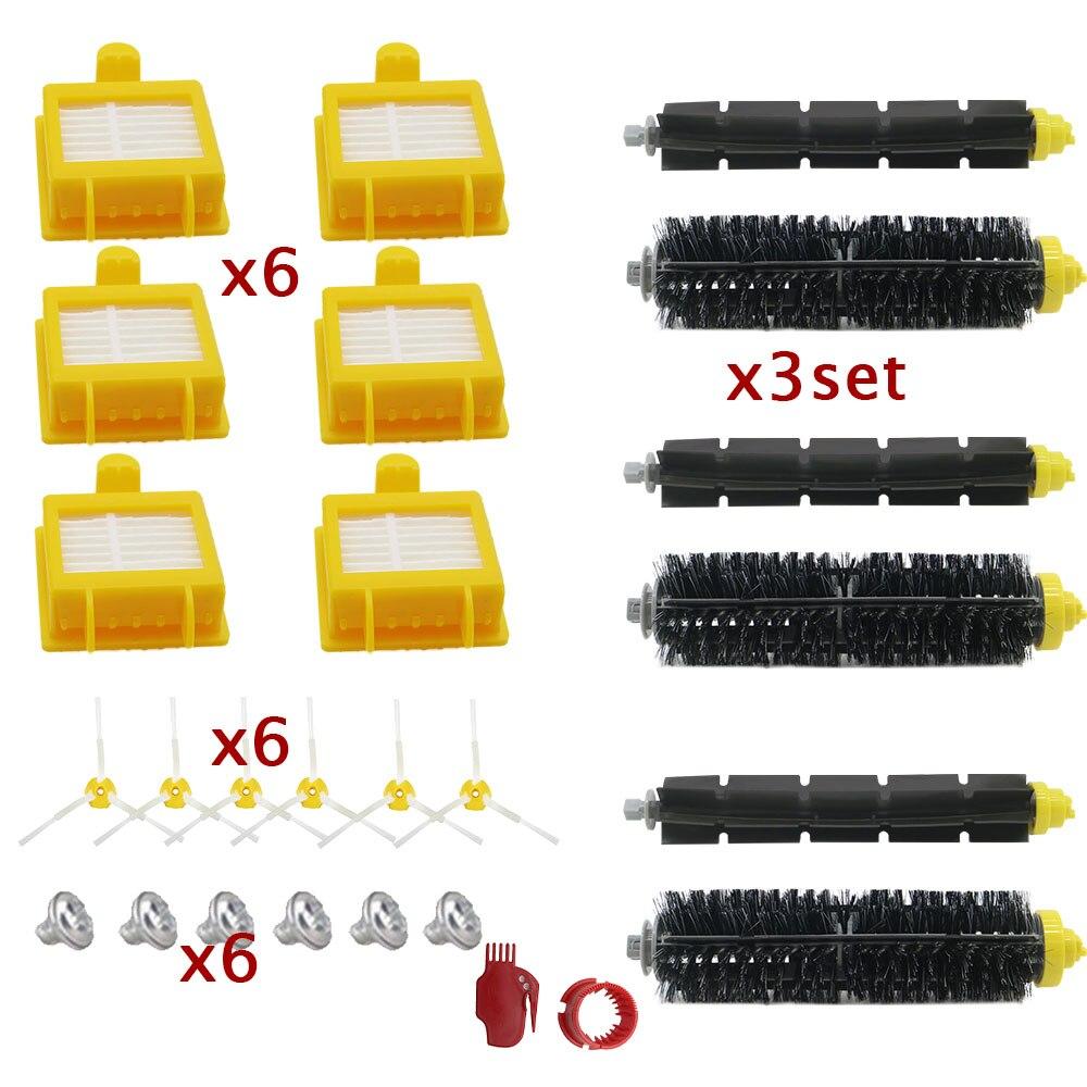 High Quality Bristle & Flexible Beater Brush & Hepa Filter & Side Brush for iRobot Roomba 700 Series 770 780 790 Vacuum Cleaner