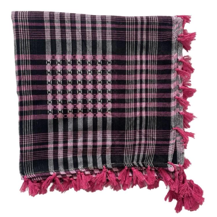 Écharpe Châle Élégante avec Franges Foulard Carré Foulard de Tête Idéal pour l'Extérieur