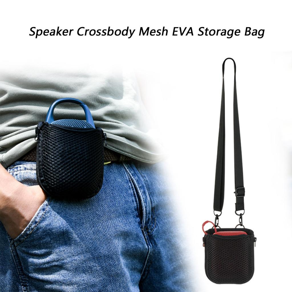 Portable Sound Device Waist Holder Bag Shockproof Hard Shell Music Player Storage Crossbody Pouch For GO5 Speaker