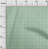 oneOone Cotton Flex Light Green Fabric Check Sewing Fabric By The Yard Printed Diy Clothing Sewing Supplies 40 Inch