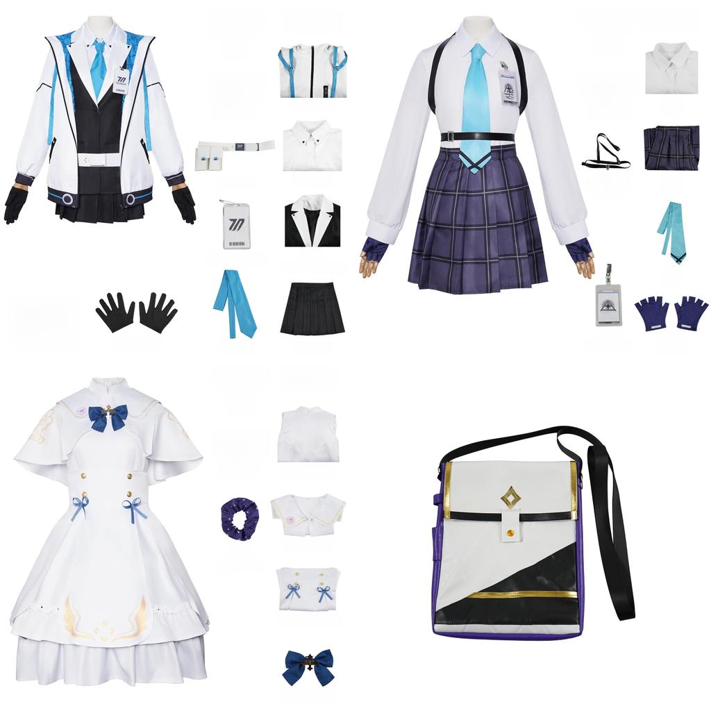 Blue Archive Cosplay Costume For Women Men With Soft Fabric For Halloween Role Play