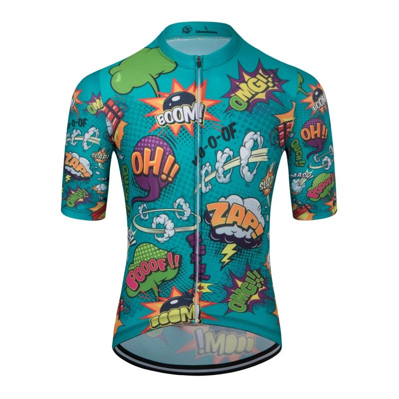 2023 New Short Sleeve Cycling Suit High Elasticity Quick Drying Road Bike Men's Summer Breathable Top