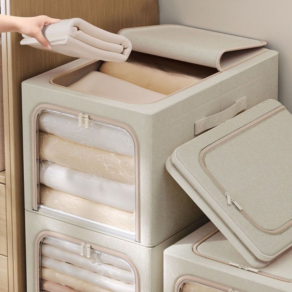 Foldable Closet Clothes Storage Bins Large Capacity Clothes Storage Box  Clothes Cabinet