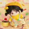 20cm Kawaii Cotton Dolls Anime Plush Stuffed Figure Bell Orchid/Green Plum/Butterfly Doll Wearable Clothing Dress Up Gifts