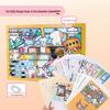 June 1st Children's Day Gift: 3D Advanced Magnetic Quiet Book for Girls with Stickers