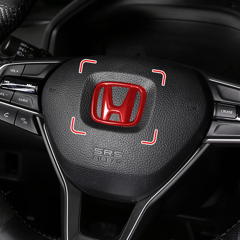 1 st Bil Ratt Klistermärke Emblem Dekal Märke Dekorationstillbehör för Honda CRV HRV Civic Accord Fit Jazz City Odyssey