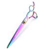 8" Colorful 4-Piece Pet Grooming Scissors & Straight Shears Set