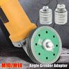 1Pcs Lock Nuts Slotting Angle Grinder Adapter Power Tool Accessory 100/125 Type Grooving Machine Adapter M14 M10 Conversion Kit