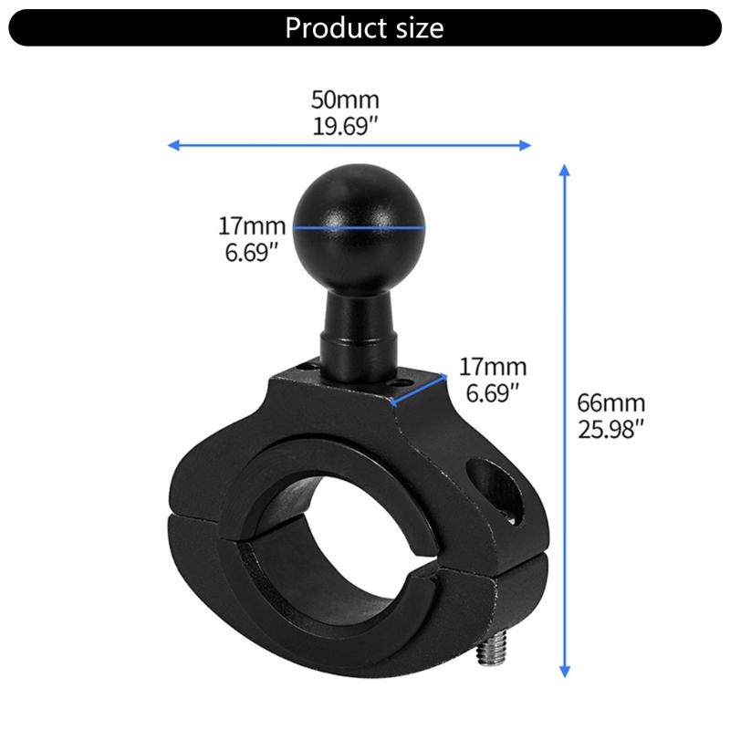 Ball Joint Phone Holder Support Suitable for Bicycles and Scooters Cycling Motorcycling Easy Installation on Handlebars