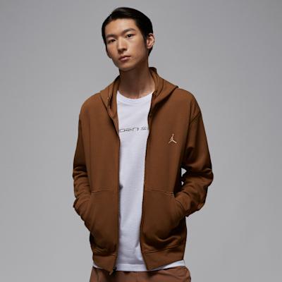Jordan Dri Fit Jackets Men s Brown Hooded Moderate Other S