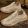 Men's Breathable Versatile Casual Mesh Shoes with Soft Sole and Hollow Round Toe for Outdoor Sports and Casual Wear