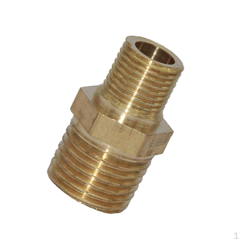 

Fittings Double Head Brass Fitting Tube 1-4 to 1-8
