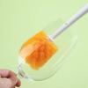 2Pieces MultiFunctional Cup Scrubber Brush Long Handle Dish Cup Brush for Feeding Bottle Mug Cup Cleaning Kitchen Tool