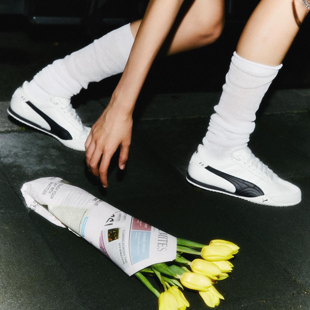 New PUMA Bella UT Low Top Casual Shoes, Thin Sole Shoes Unisex White 402186-01