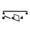 Stainless Steel Ring Wall Mounted Square Towel Holder Hand Hanger Bath Rack for Kitchen Bathroom Toilet