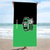 US Sassuolo Print Beach Towel, Large Soft Quick Dry Towel for Beach Camping Swimming
