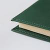 Handmade Leather Book Cover by a Japanese Bag Shop (Paperback) (Green)