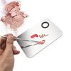 LITE-3X Professional Makeup Palette Tray Mixed Make Up Stainless Steel Liquid Foundation Palette Watercolor Art Makeup Tools