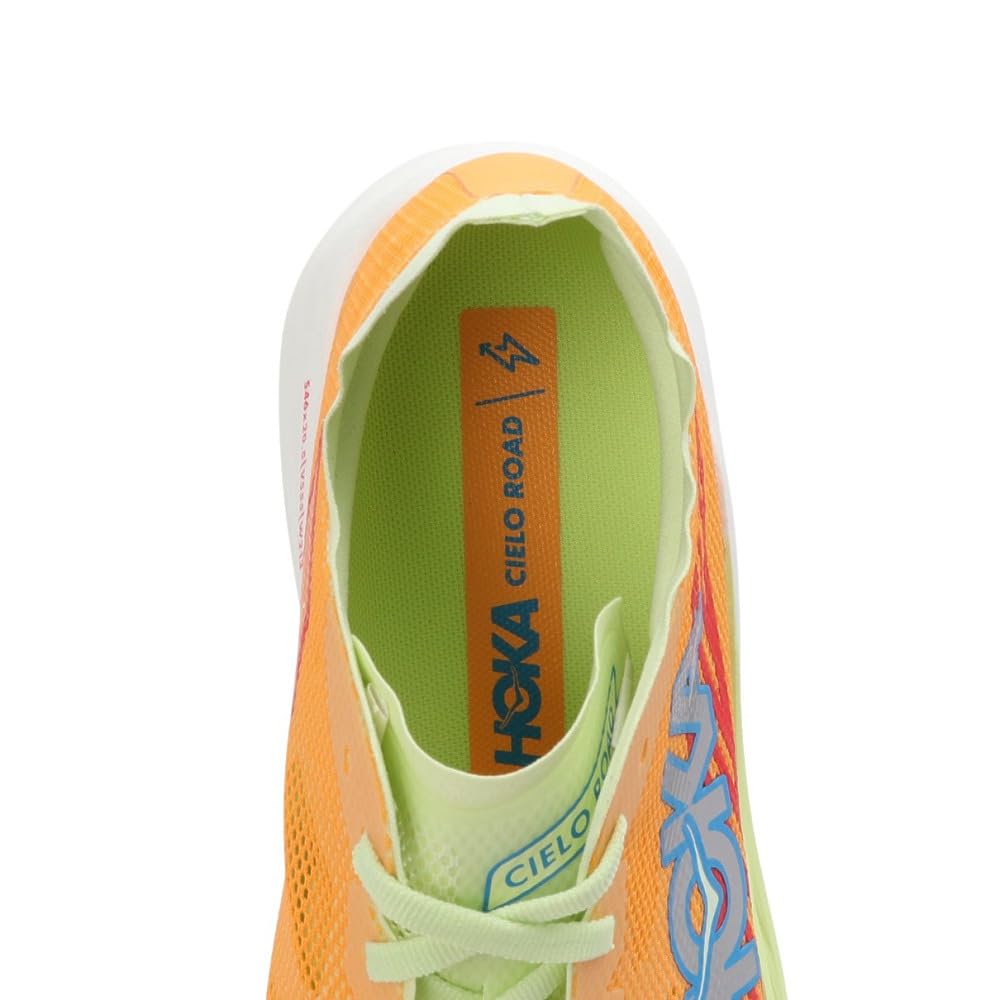 HOKA Cielo Road Running Orange Perfect for Club and Races Size Shoes, (1143490-SYJ), Men's, Breathable, Lightweight, Training, Activities, Marathons,