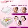 Majestique 100Pcs Soft Touch Facial Cotton Pads | Ultra-Absorbent Makeup Remover & Nail Polish Wipes | Gentle Cosmetic Cleansing Pads for Skin Care