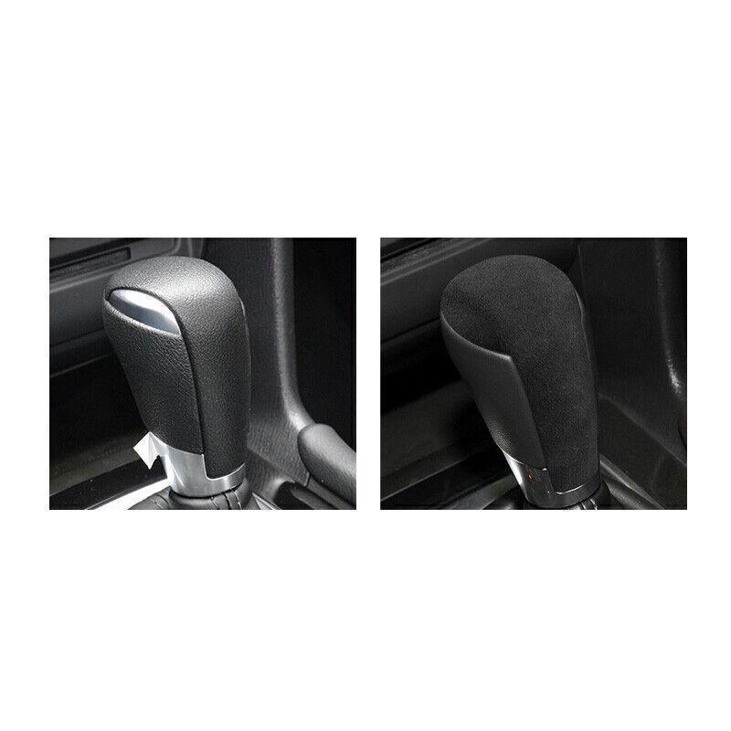 Suede Leather Car Gear Shift Knob Trim Cover For Mazda CX-3 CX-4 CX-5 CX-8 Axela