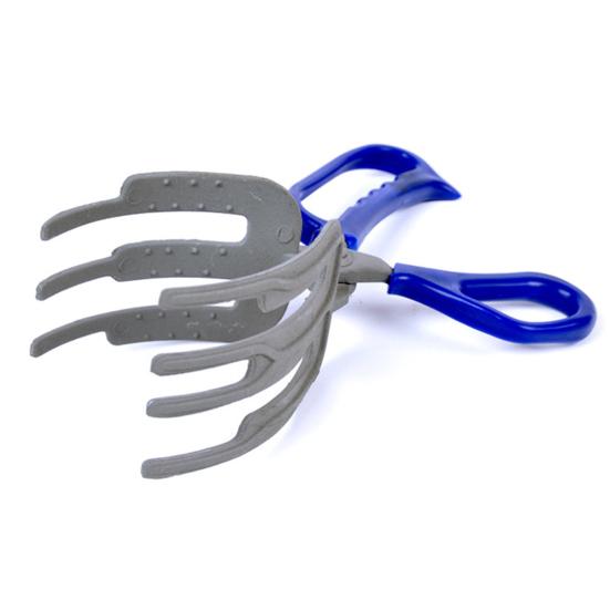 Fiskegriper 3-klør Anti-skli ergonomisk håndtak Multifunksjons fisketang Grabber Fiskekontroll Clamp Catcher Tong Utendørs fisketilbehør