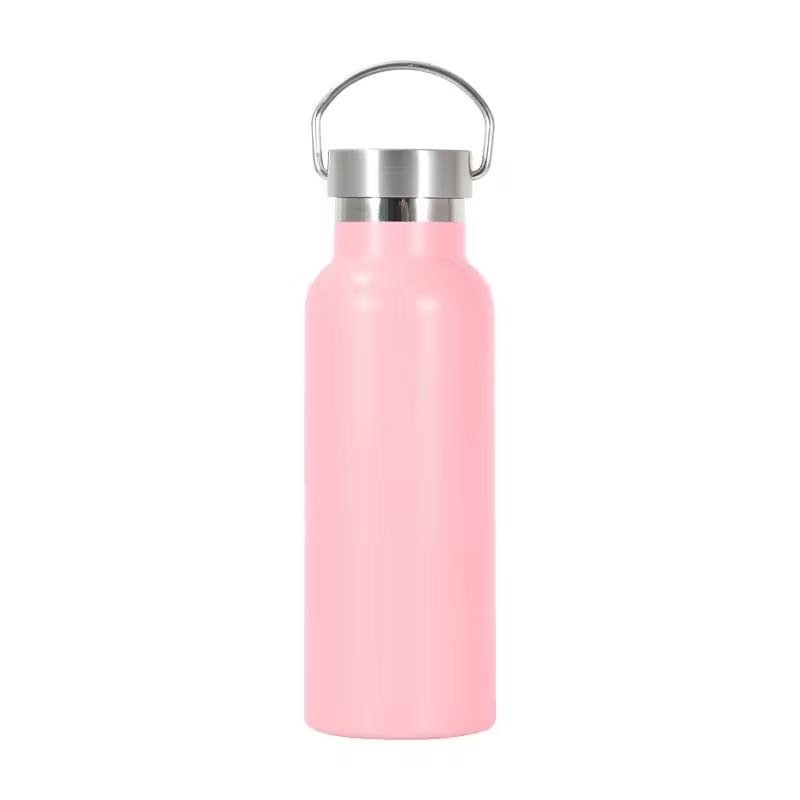 Custom Logo Powder Coated 304/201 Stainless Steel Narrow Mouth Leak-Proof BPA Free 6-12 Hours Thermal Insulation Vacuum Flask