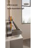 No-Drill Suction Cup Towel Rack: Wall-Mounted Bathroom Organizer with Single/Double Bars.