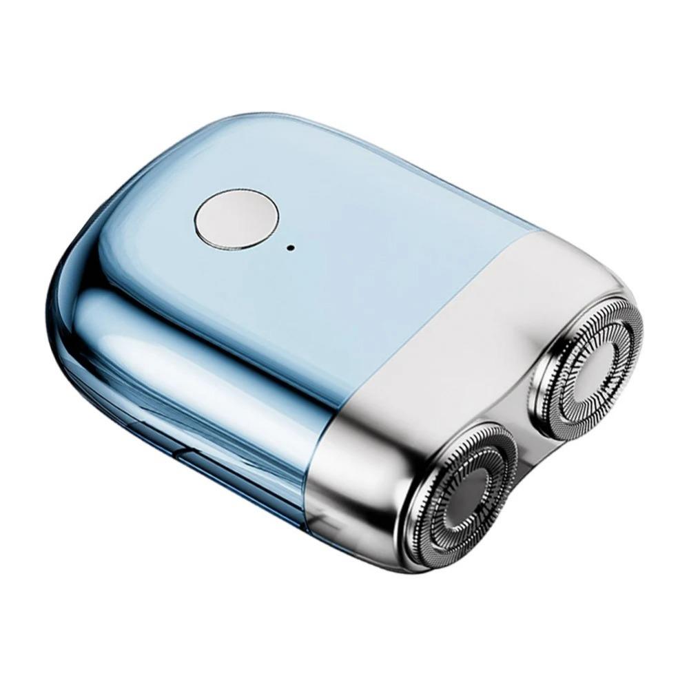 Ultra Clean Mini Electric Shaver Magnetic Facial Beard Trimmer Pocket Double Head Razor  Face Body