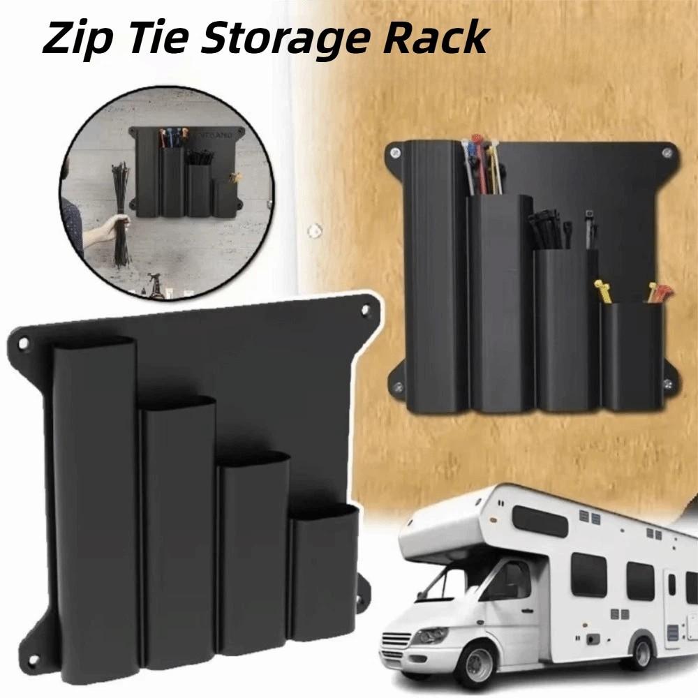 Sturdy Structure Cable Tie Storage Rack High-Quality Zip Tie Storage Bracket Garage