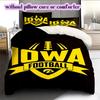 Rugby logoPattern Bedding Quilt Set Quilt Cover Pillowcase Home Decoration Birthday Gift (1 * duvet cover + 2 * pillowcase, without core)