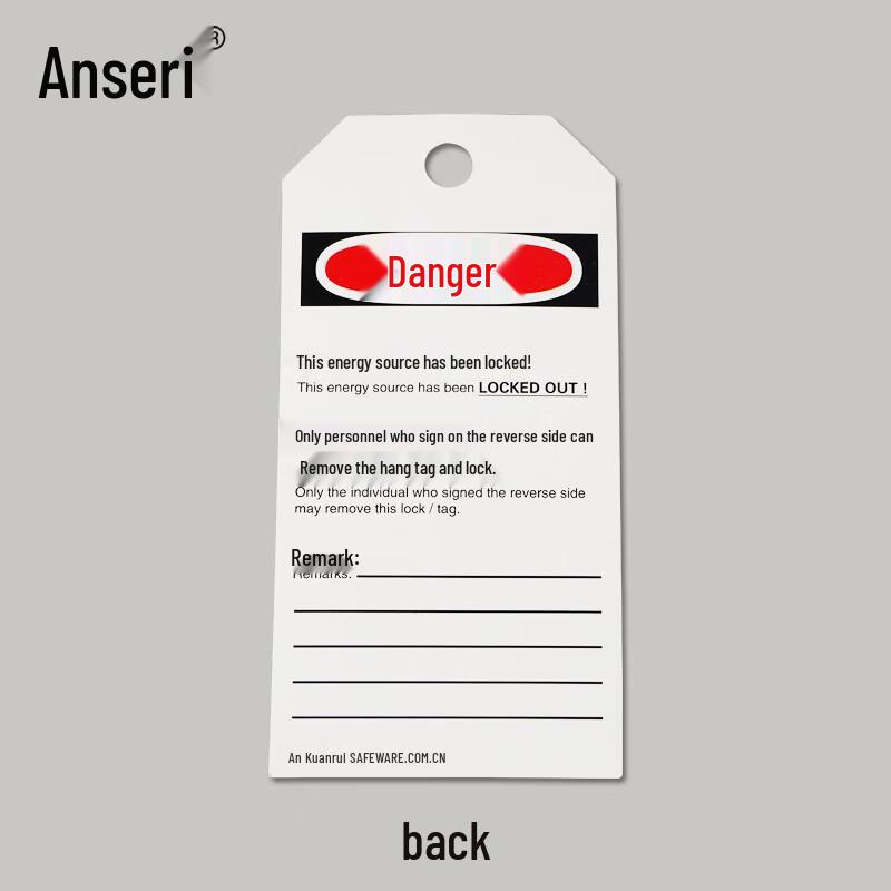 Ansairui Economy 'Do Not Start' Safety Tags, 50-Pack