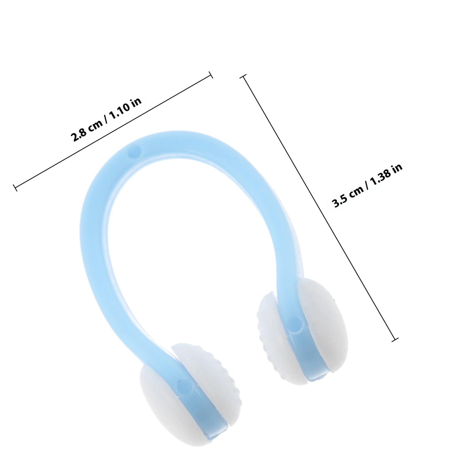 Ergonomic Silicone Swimming Nose Clip Non-Slip Secure Fit for Kids Children Adults Nose Plug for Swim Practice Training Use зелёный