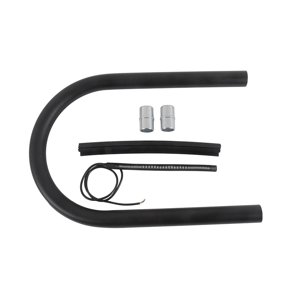 

For BMW K100 K100LT K100RS K100RT K Series Motorcycle Rear Rack Holder Support Seat Tube Loop Frame Hoop With LED light Strip чёрный