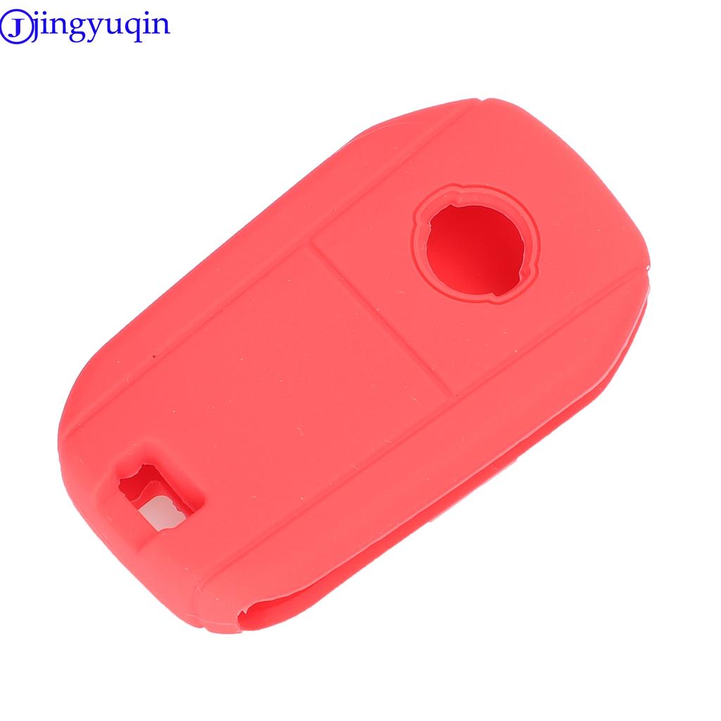 Jingyuqin 4B Remote Car Key Silicone Cover Case For Nissan Altima Maxima Sentra Versa Holder Styling Flid Folding