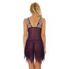 Plus - Size Lace Mesh Sexy Pajamas Set: Alluring Underwear - Inspired Slip Dress for a Sensual Night's Sleep