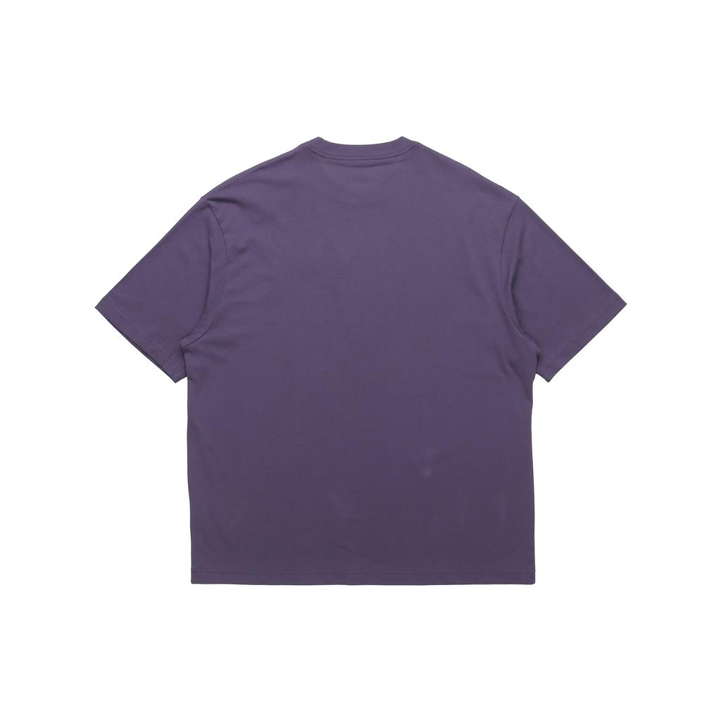 Jordan T Shirts Men's Purple Crew Neck Moderate Straight Fit CZ5182-573