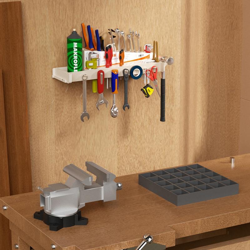 Multifunctional Wrench Screwdriver Organizer Rail Rack Storage Holder Garage Workshops Wall Mount Hardware Tool Display Hanger