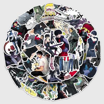 50-Pack Waterproof Anime Monster #8 Stickers for DIY Decoration On Laptops & Suitcases