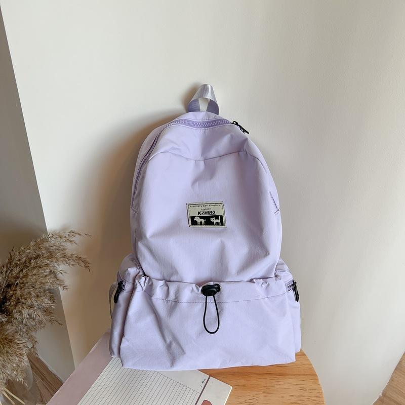 

Школьный рюкзак осень новый кампус школьный рюкзак для ученика средней школы старшеклассника студента колледжа рюкзак женский ощущение большой вместимости фиолетовый