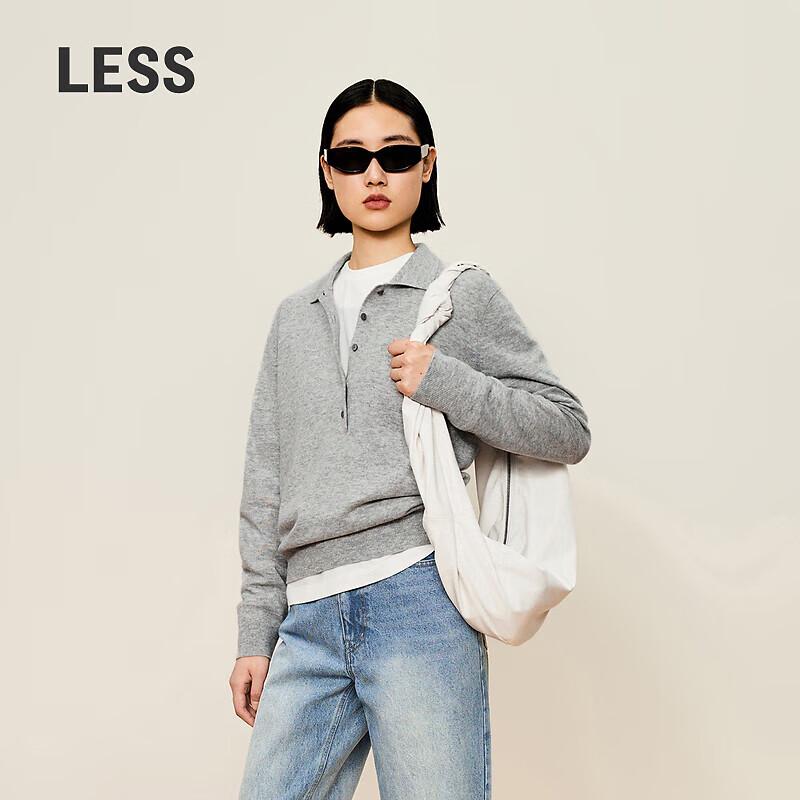 

Cashmere Turn-down Collar Pullover Sweater S