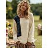 Europe America Women's T-shirt Fashion Floral Print Pullover Comfortable Women Long Sleeve T-shirt Outdoor Oversized Tees Top