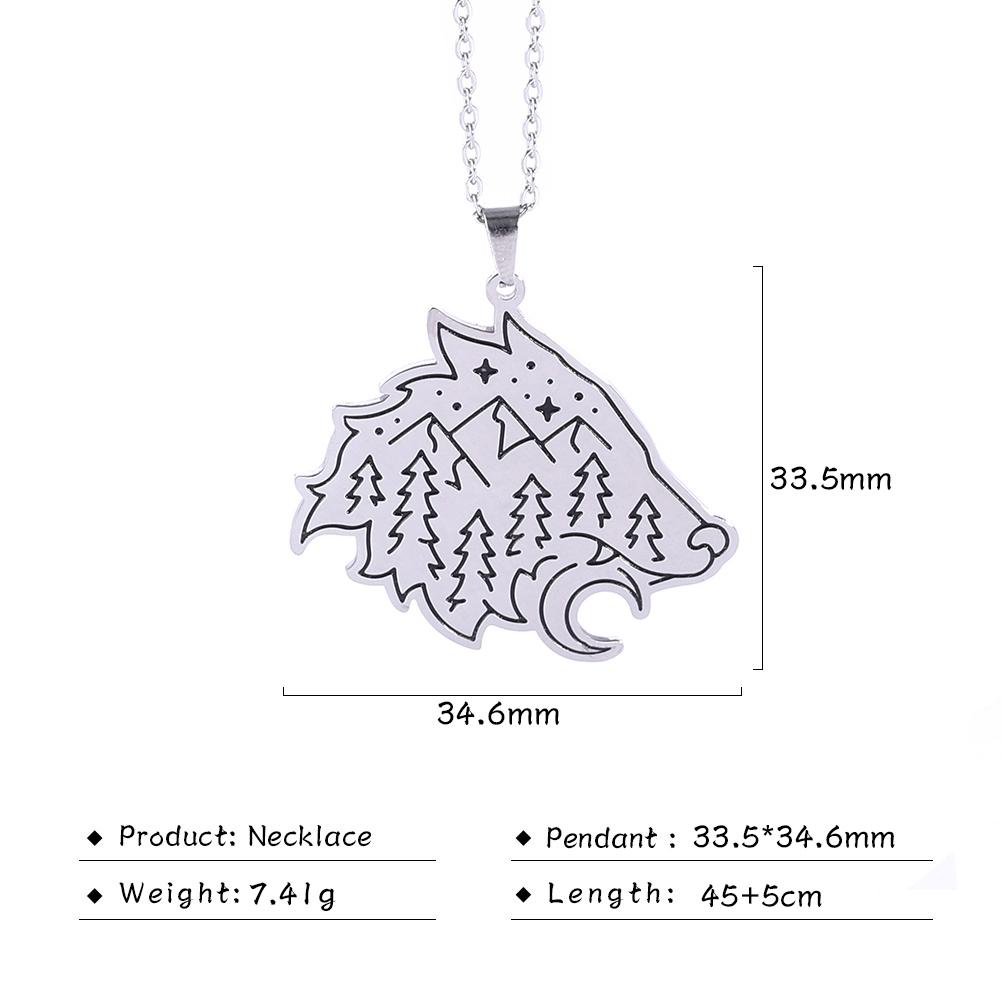 Cazador Animal Pendant Necklaces for Women Men Fox Rabbit Bird Fish Polar Bear Nature Stainless Steel Jewelry 2026 Birthday Gift