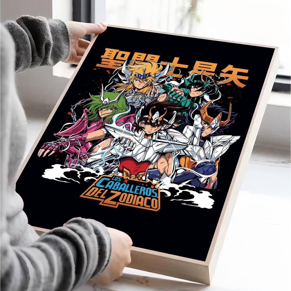 

Japanese Hot Anime S-Saint Seiya Good Quality Prints and Posters HD Quality Poster Wall Art Painting Study Home Decor 21X30CMNo Framed