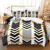 Home Textile Splicing Quilt Cover Digital Printing Three-Piece Set 3D