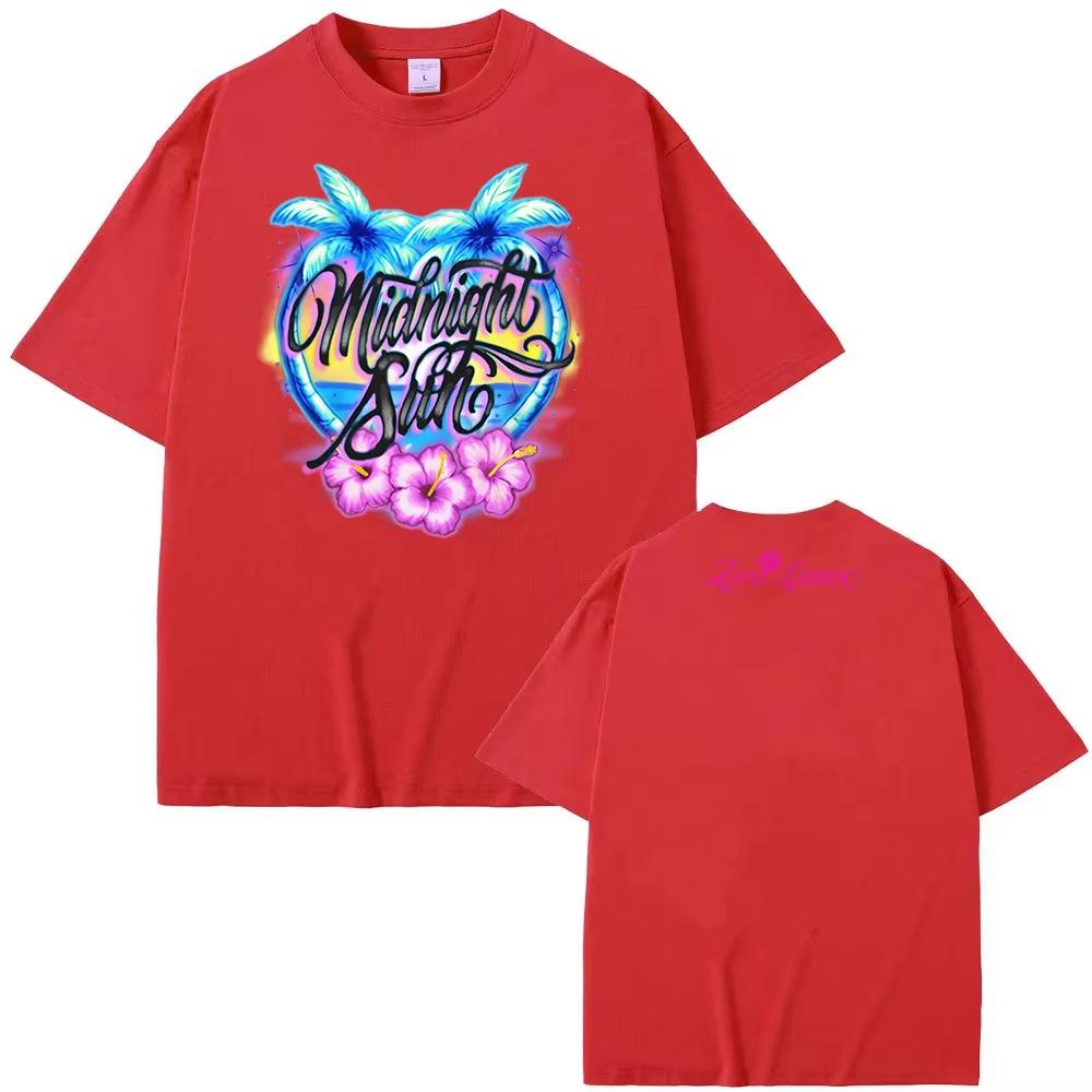 

Midnight Sun Womens Baby Tee 2026 Summer Comfortable Tee ZaraLarsson High Quality Graphic Printing TEE Cotton Casual Round Neck L