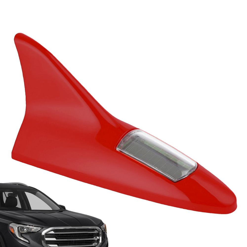 

Декоративная антенна «Акулий плавник», солнечная батарея, стильная автомобильная акулья плавника, светильник на крыше, солнечная автомобильная антенна, декоративная красный