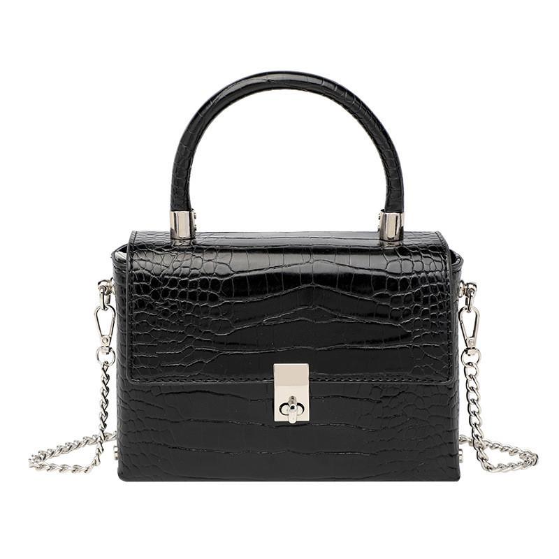 IELGY Женская текстурированная сумка на цепочке с крокодиловым узором — фото 12