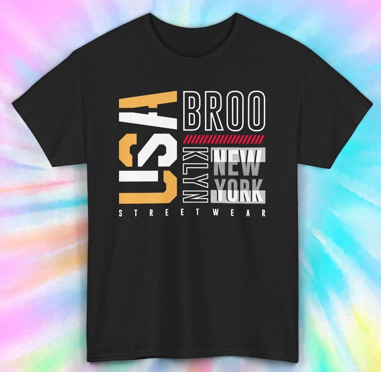 USA Brooklyn Streetwear T-Shirt | New York Graphic Tee | S-5XL S