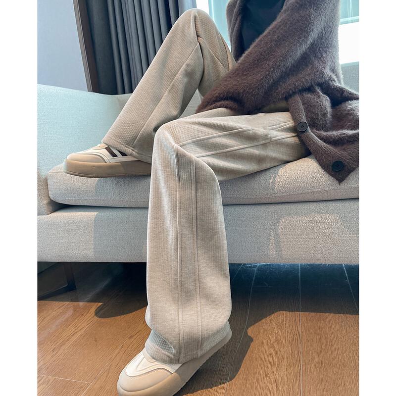 TonLion 2024 Women's Side Stitch Casual Straight-Leg Pants